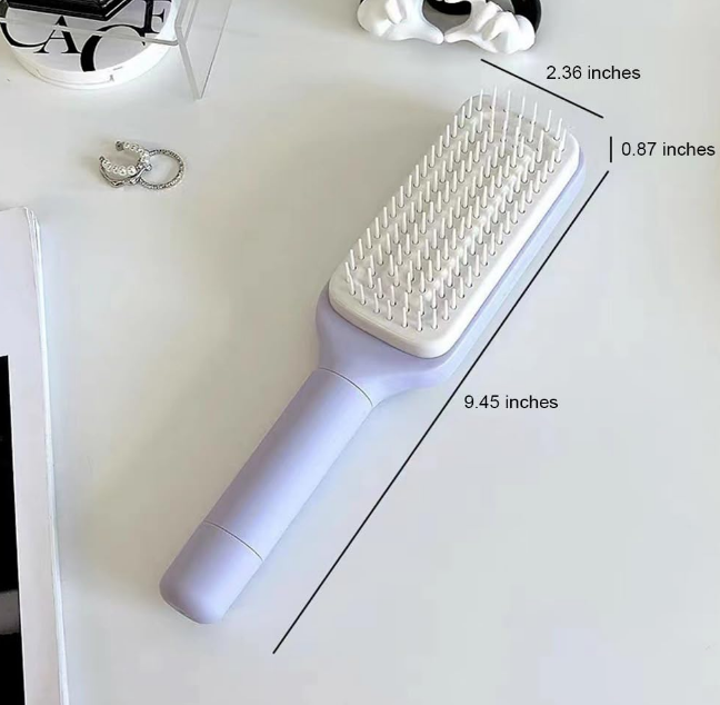 GlamBrush™ Self-Cleaning Hairbrush: Effortless Hair Care