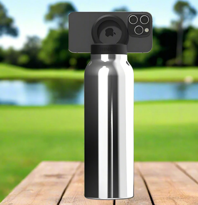 HydroGrip™ Bottle With Magnetic Phone Holder