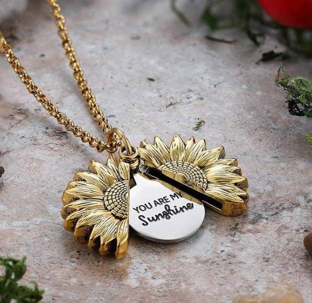 Sunshine Sunflower Necklace