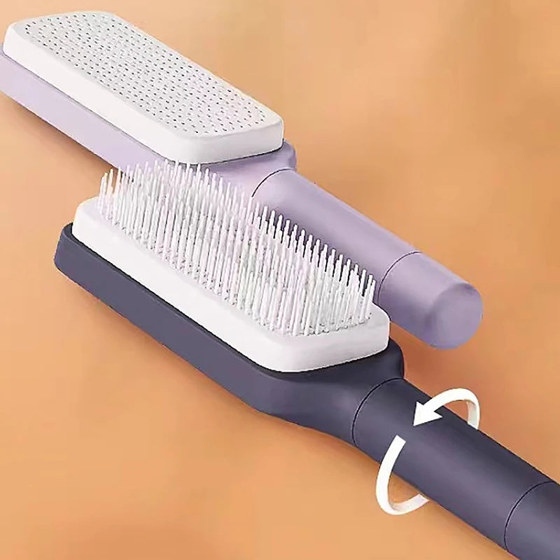 GlamBrush™ Self-Cleaning Hairbrush: Effortless Hair Care