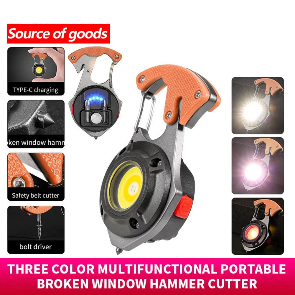VersaKey™ 7-in-1 Keychain: Light, Lighter, and Multi-Tools
