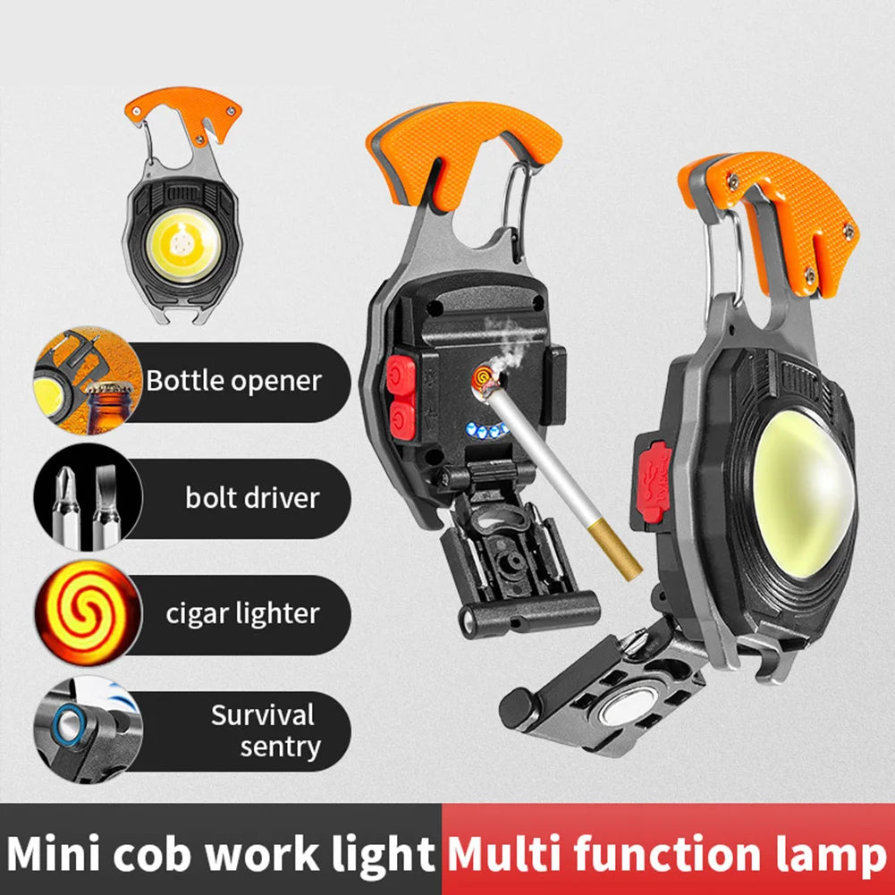 VersaKey™ 7-in-1 Keychain: Light, Lighter, and Multi-Tools