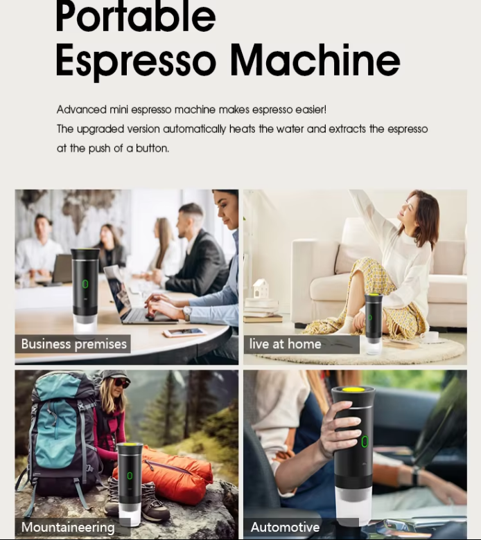 Brew-N-Go™ Portable Espresso Coffee Maker