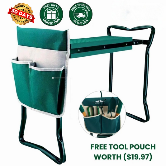 GardenEase™ Folding Kneeler Bench