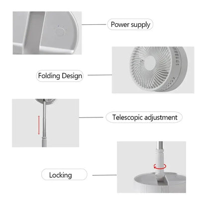 BreezeMate Foldable Fan