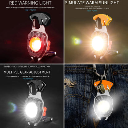 VersaKey™ 7-in-1 Keychain: Light, Lighter, and Multi-Tools