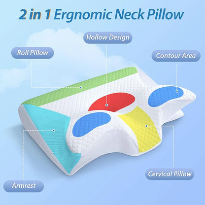 NeckEase™ Ergonomic Pillow