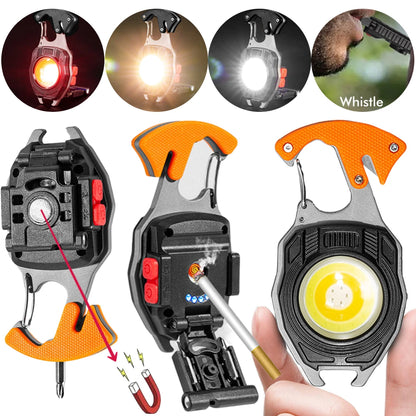 VersaKey™ 7-in-1 Keychain: Light, Lighter, and Multi-Tools